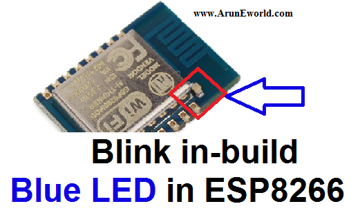 sew Powerful Shinkan ESP8266 Arduino-Core Interface – LED | ArunEworld